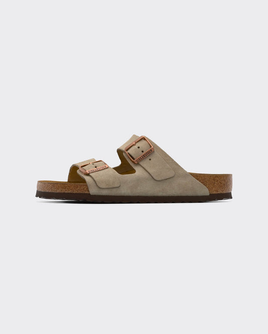 Ciabatta Arizona Suede Leather Taupe